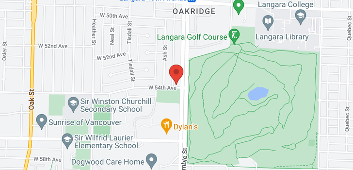 map of 301 515 W 54TH AVENUE